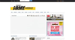 Desktop Screenshot of hawaiiarmyweekly.com